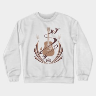 Est 2010/Guitarist/Acoustic/Classic/Aesthetic Crewneck Sweatshirt